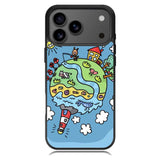 Cute Doodle Art iPhone 17 Pro Case OV8813