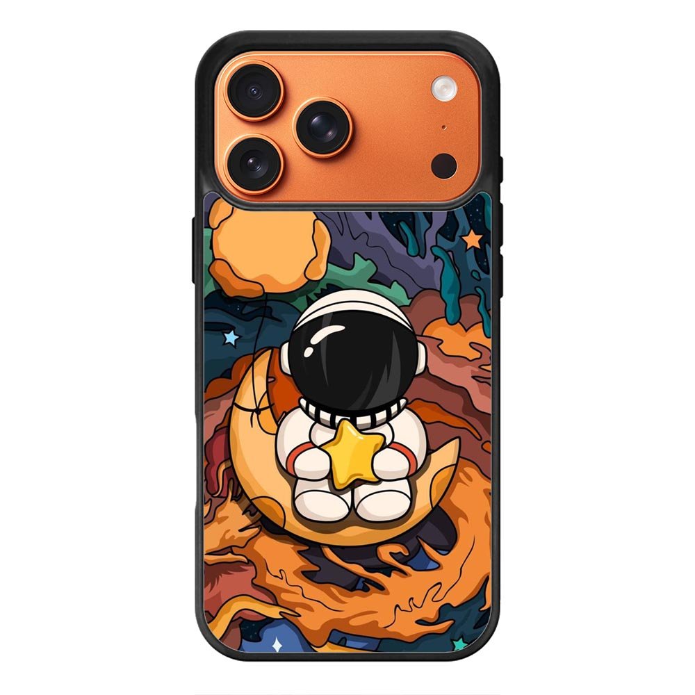 Astronaut Cute And Hold The Star iPhone 17 Pro Case OV8807