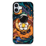 Astronaut Cute And Hold The Star iPhone 16 Plus Case QC8807