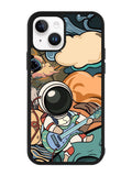 Cute Guitar Astronaut iPhone 15 Case OV8814
