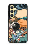Cute Guitar Astronaut Samsung Galaxy S25 5G Case OV8814