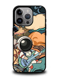 Cute Guitar Astronaut iPhone 16 Pro Case OV8814