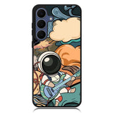 Cute Guitar Astronaut Samsung Galaxy S25 FE Case OV8814