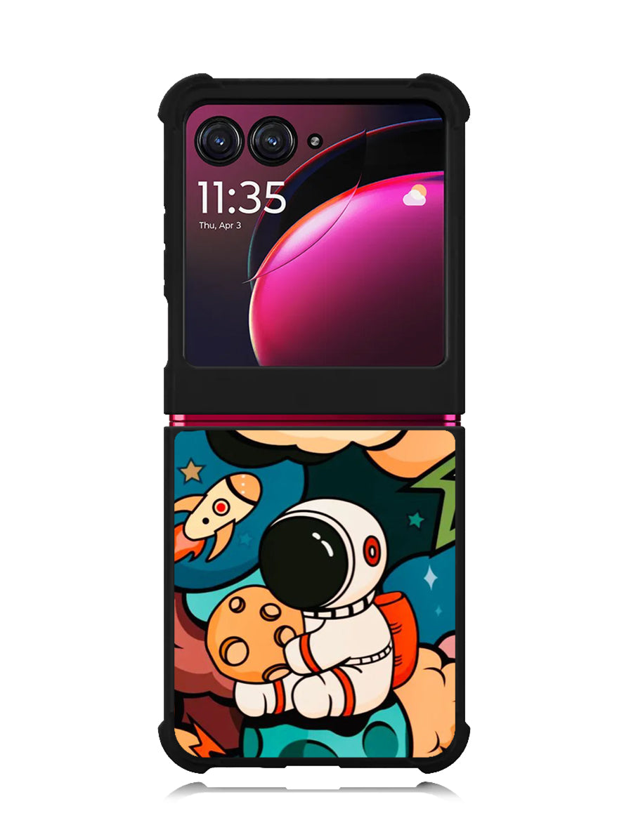 Cute Astronaut Hug The Planet Motorola Moto Razr Plus 2023 , Moto Razr+ 2023 Case OV8810