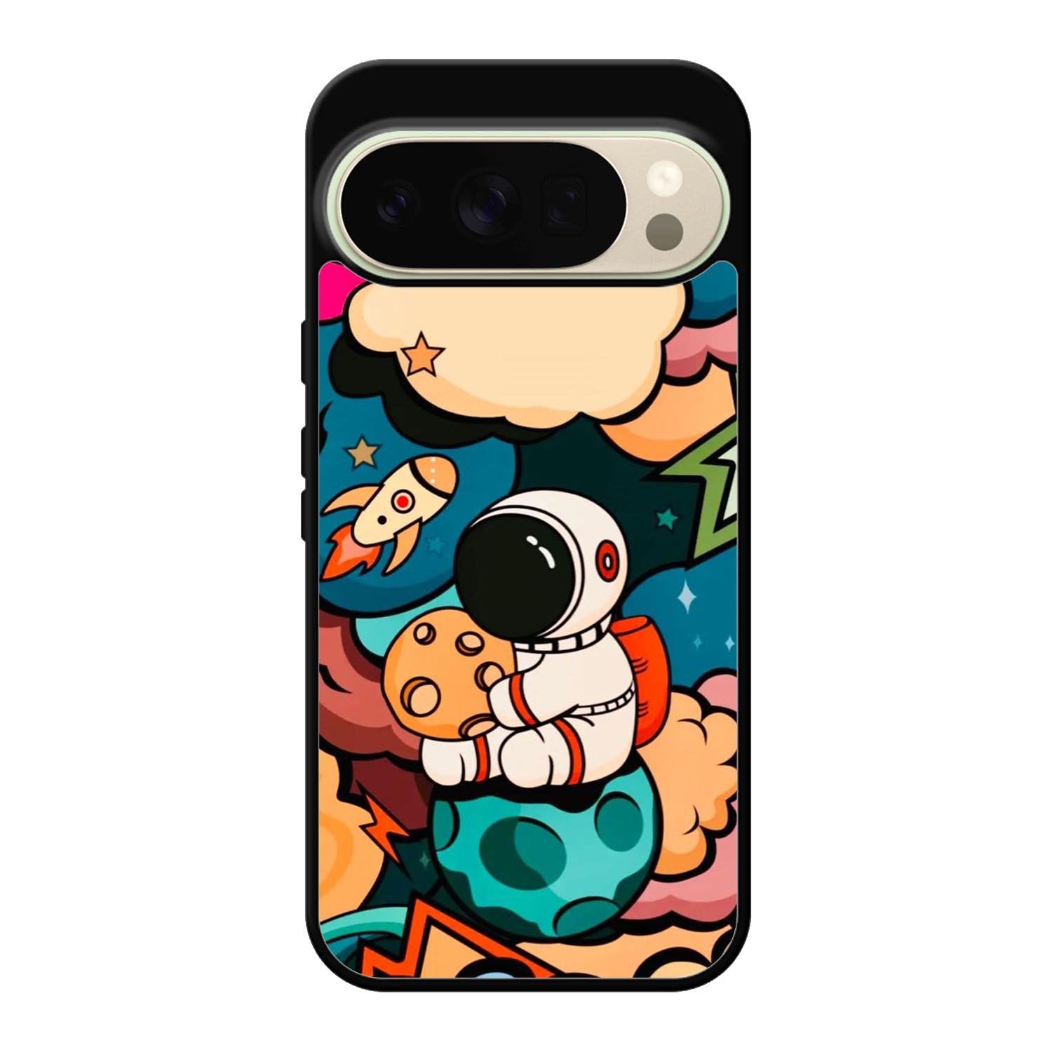 Cute Astronaut Hug The Planet Google Pixel 10 Pro XL Case QC8810
