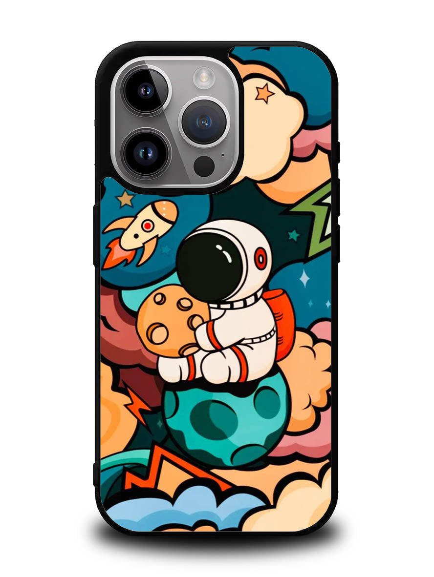 Cute Astronaut Hug The Planet iPhone 15 Pro Max Case OV8810