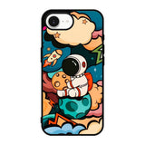 Cute Astronaut Hug The Planet iPhone 17e Case OV8810