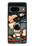 Cute Astronaut Run in Space Google Pixel 8A Case QC8811