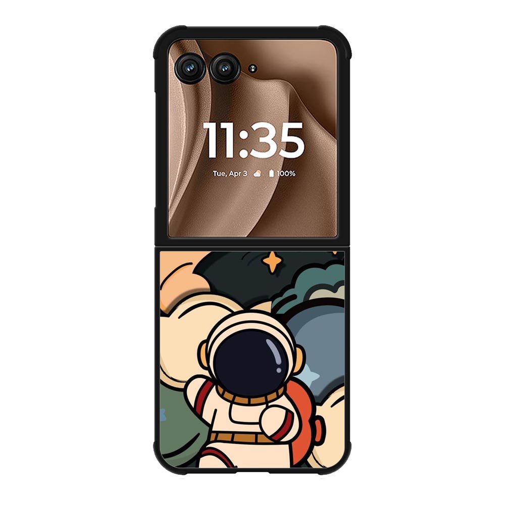 Cute Astronaut Run in Space Motorola Moto RAZR Plus 2025 Case OV8811