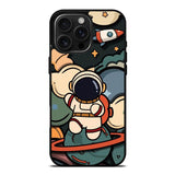 Cute Astronaut Run in Space iPhone 16 Pro Case OV8811
