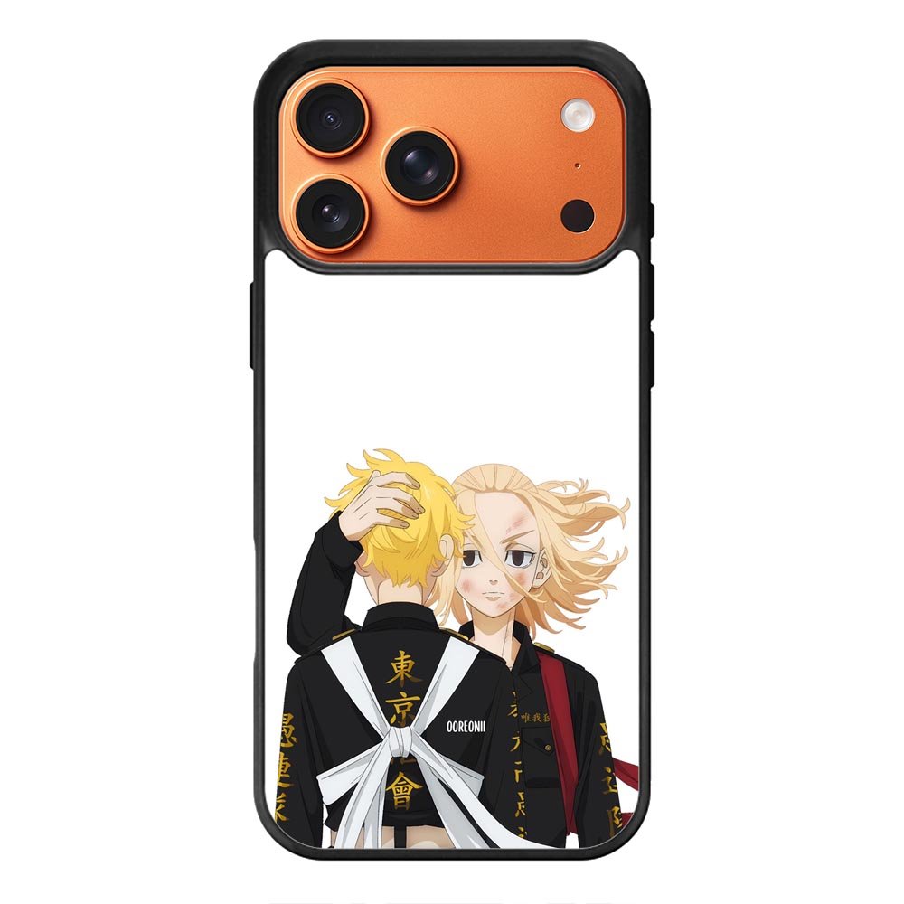 Takemichi Hanagaki and Sano Manjiro iPhone 17 Pro Case OV8838