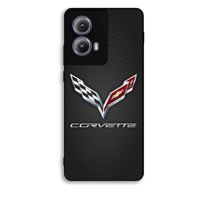 Corvette Logo Carbon 2nd Motorola Moto Edge 2024 Case OV3440