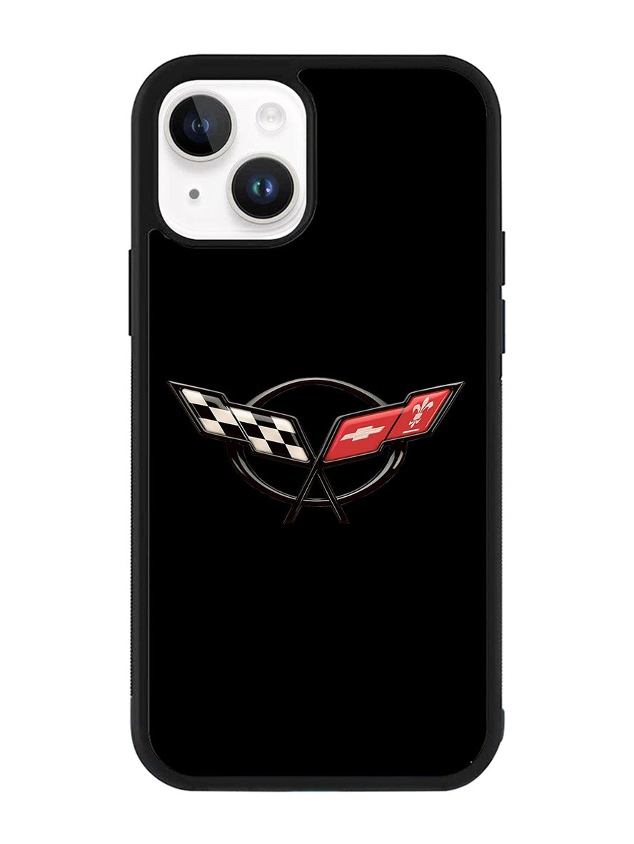 Corvette Old Logo iPhone 15 Plus Case OV8848