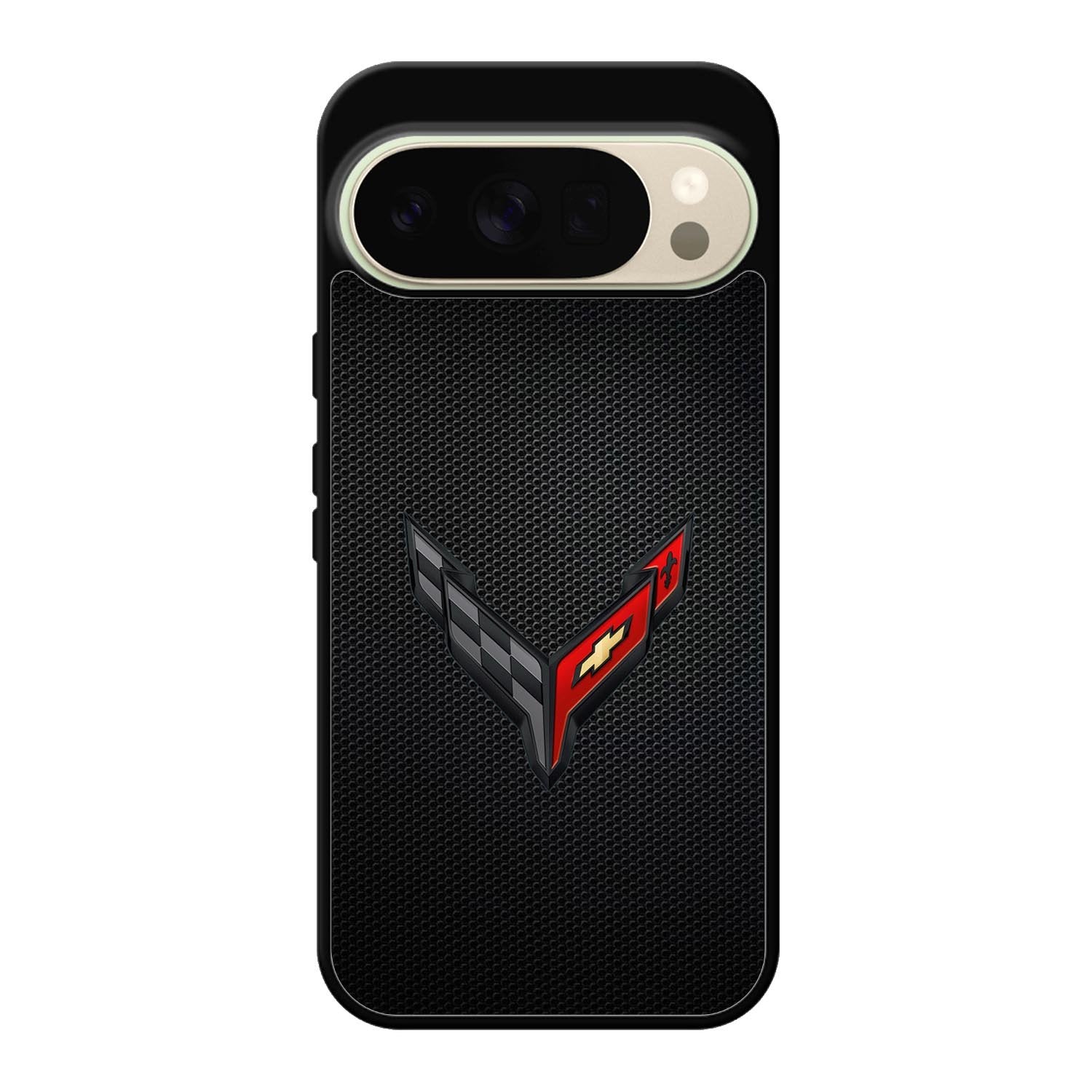 C8 Carbon Logo Google Pixel 10 Pro Case QC8842