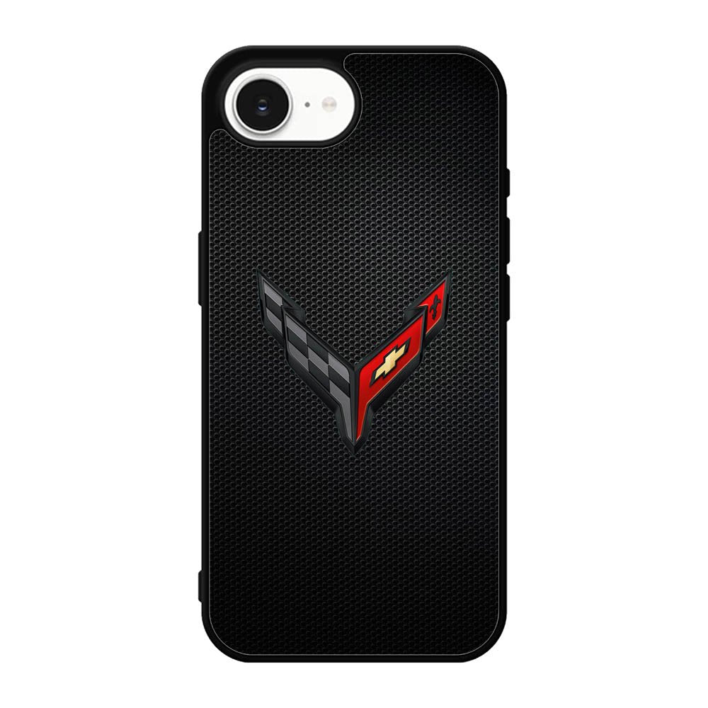 C8 Carbon Logo iPhone 17e Case QC8842