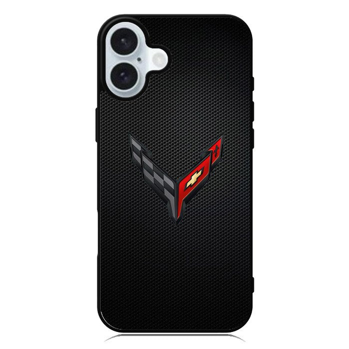 C8 Carbon Logo iPhone 16 Plus Case QC8842