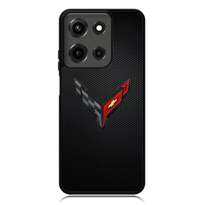 C8 Carbon Logo Motorola Moto G 5G 2025 Case OV8842