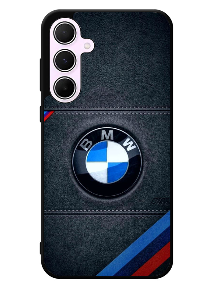 Bmw Logo Leather Samsung Galaxy A35 5G Case