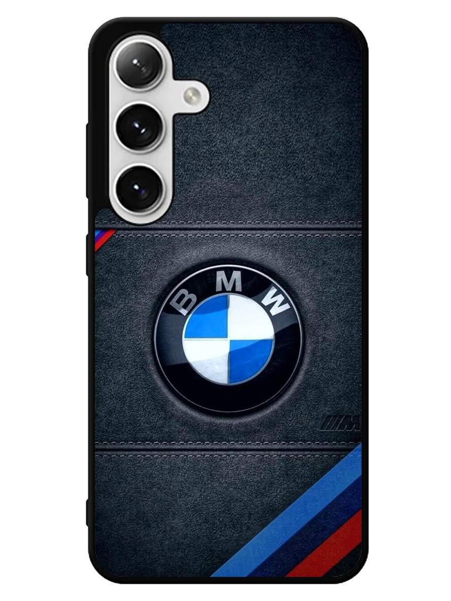 Bmw Logo Leather Samsung Galaxy S25 5G Case