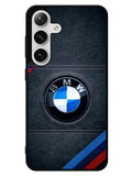 Bmw Logo Leather Samsung Galaxy S25 5G Case