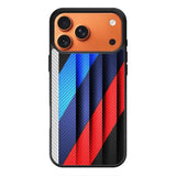 BMW Stripes On Metal iPhone 17 Pro Max Case QC11182