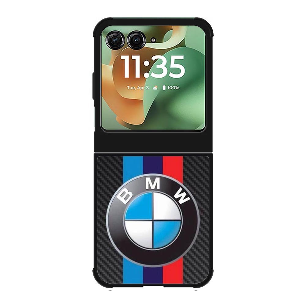 BMW Carbon Stripes Logo Motorola Moto RAZR 2025 Case OV11168