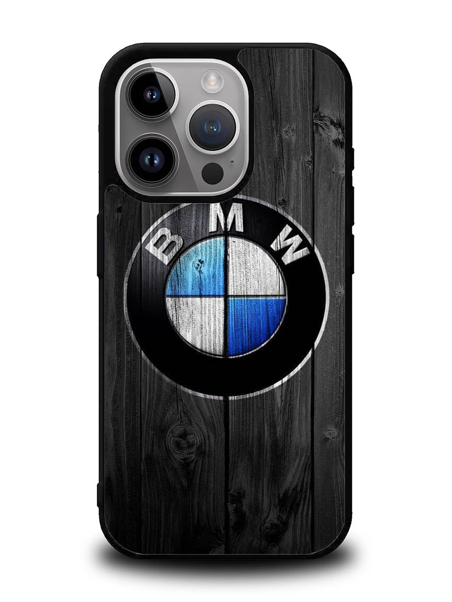 BMW Wood Logo iPhone 14 Pro Max Case QC11184