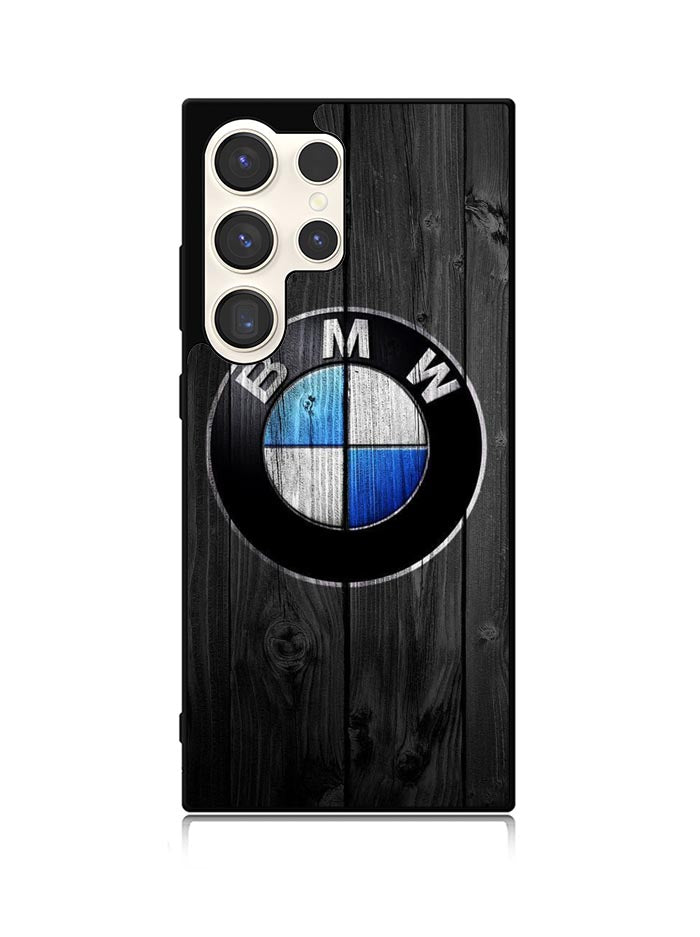 BMW Wood Logo Samsung Galaxy S23 Ultra 5G Case QC11184