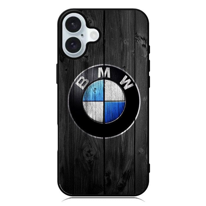 BMW Wood Logo iPhone 16 Plus Case QC11184
