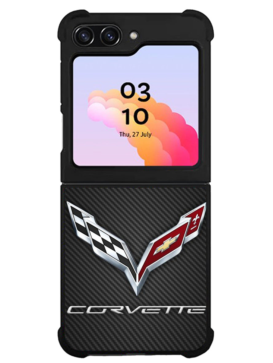 Elegant Corvette Logo Samsung Galaxy Z Flip 5 5G 2023 Case