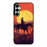 Red dead cowboy sunset Art Samsung Galaxy A16 Case OV10805