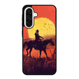 Red dead cowboy sunset Art Samsung Galaxy A36 5G Case OV10805