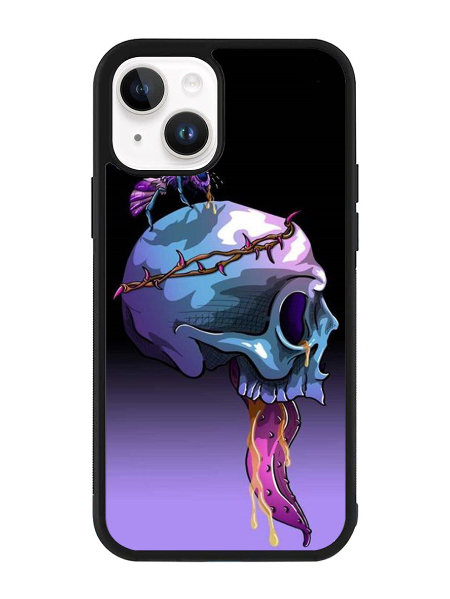 Punchy skull Bee iPhone 14 Plus Case QC10797