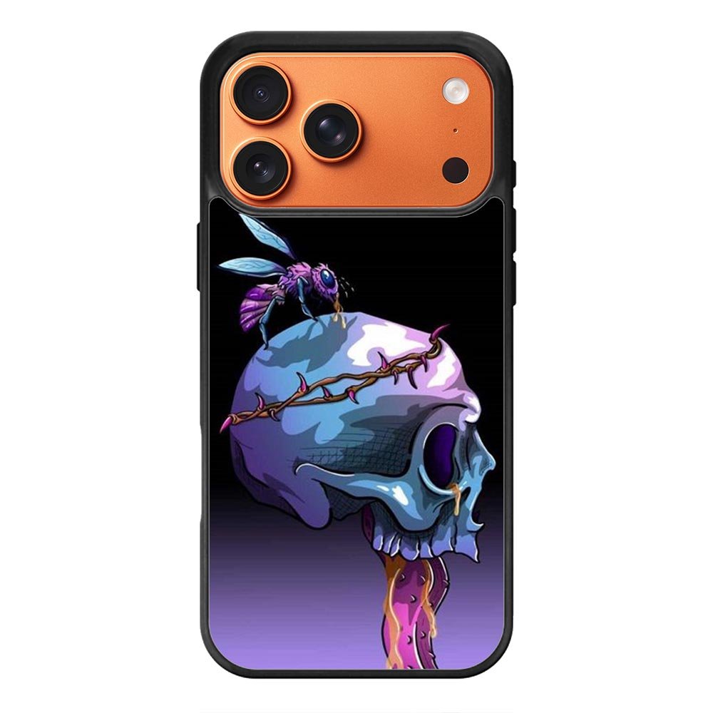 Punchy skull Bee iPhone 17 Pro Max Case OV10797