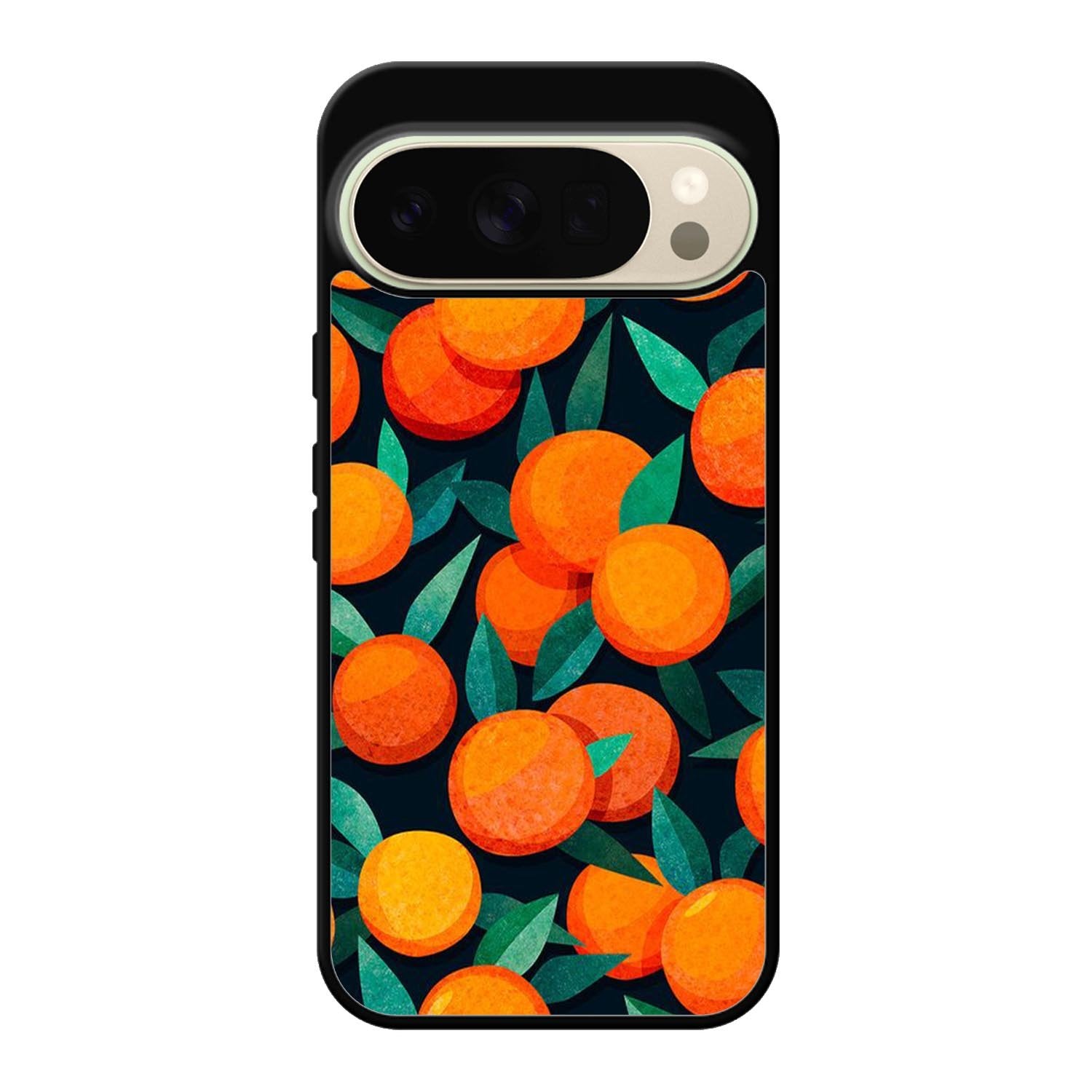Orange Fruits Pattern Google Pixel 10 Pro XL Case QC10786
