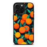 Orange Fruits Pattern iPhone 16 Pro Case OV10786
