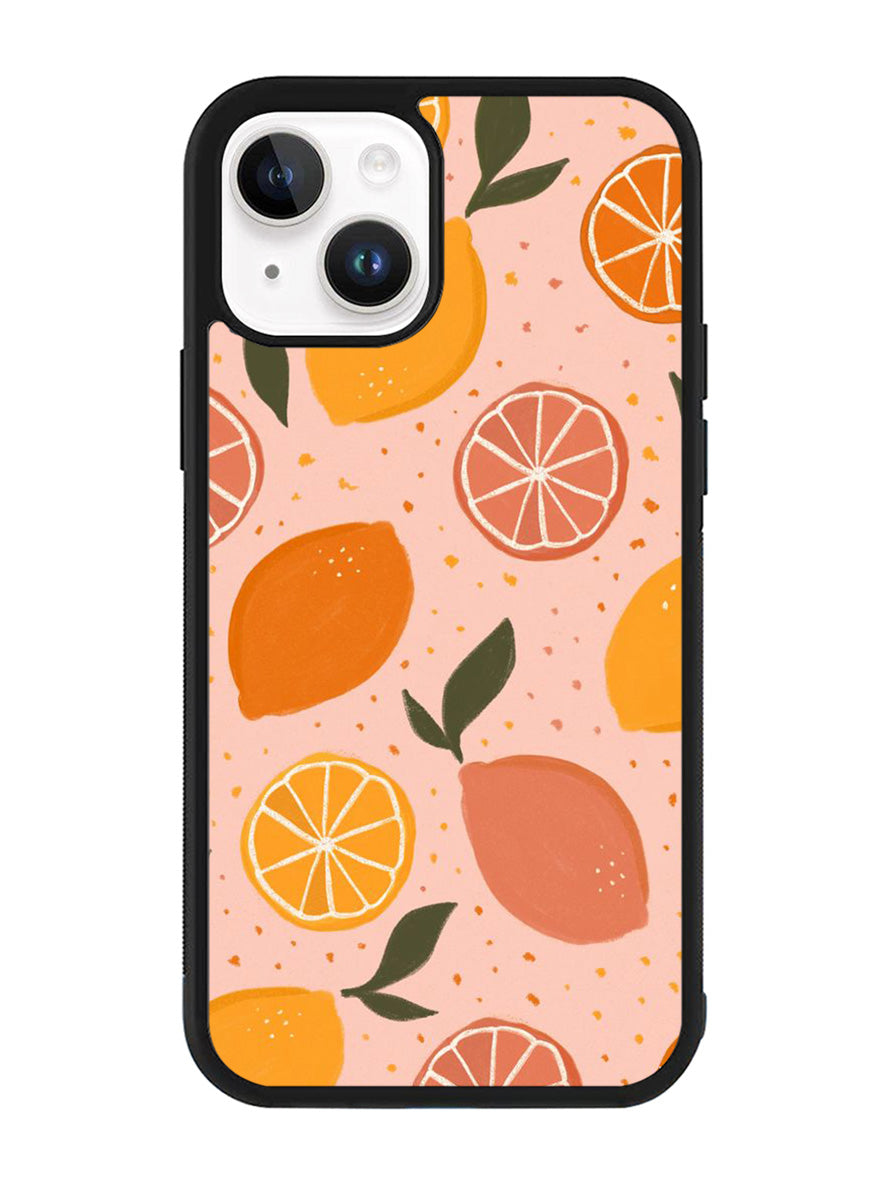Lemon Fruits Pattern iPhone 15 Case OV10889