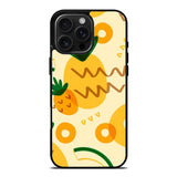 Tropical pineapple fruit pattern iPhone 16 Pro Max Case OV10739