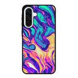 Swirl Paint Blue and Yellow Samsung Galaxy A26 5G Case OV10837