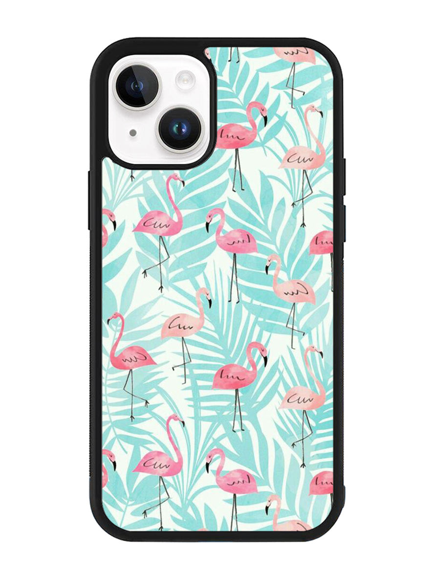 Flamingo Pattern Tropical iPhone 15 Plus Case OV10856