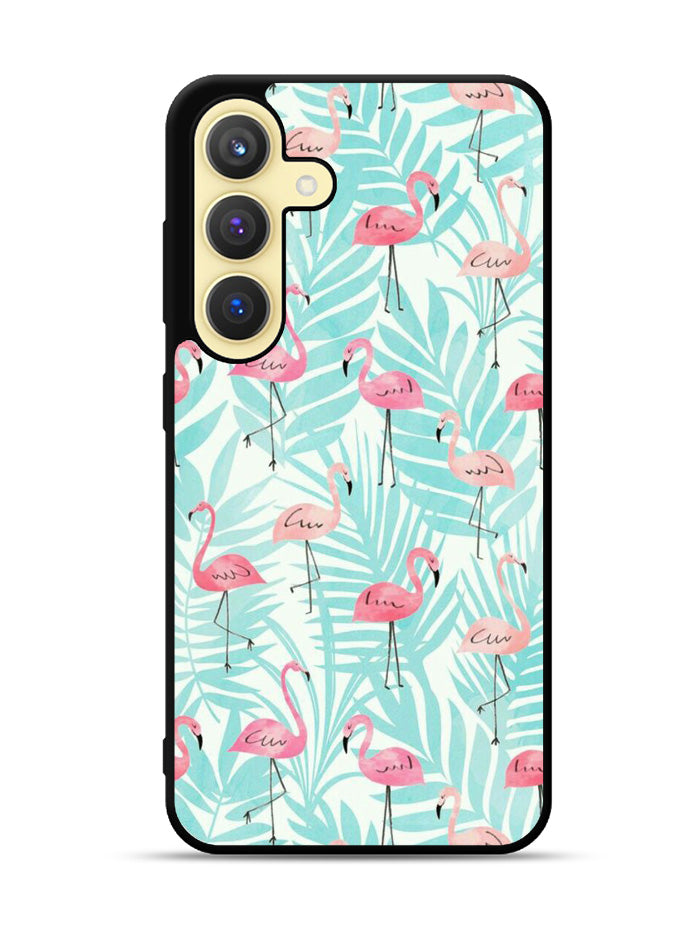 Flamingo Pattern Tropical Samsung Galaxy S25 5G Case OV10856