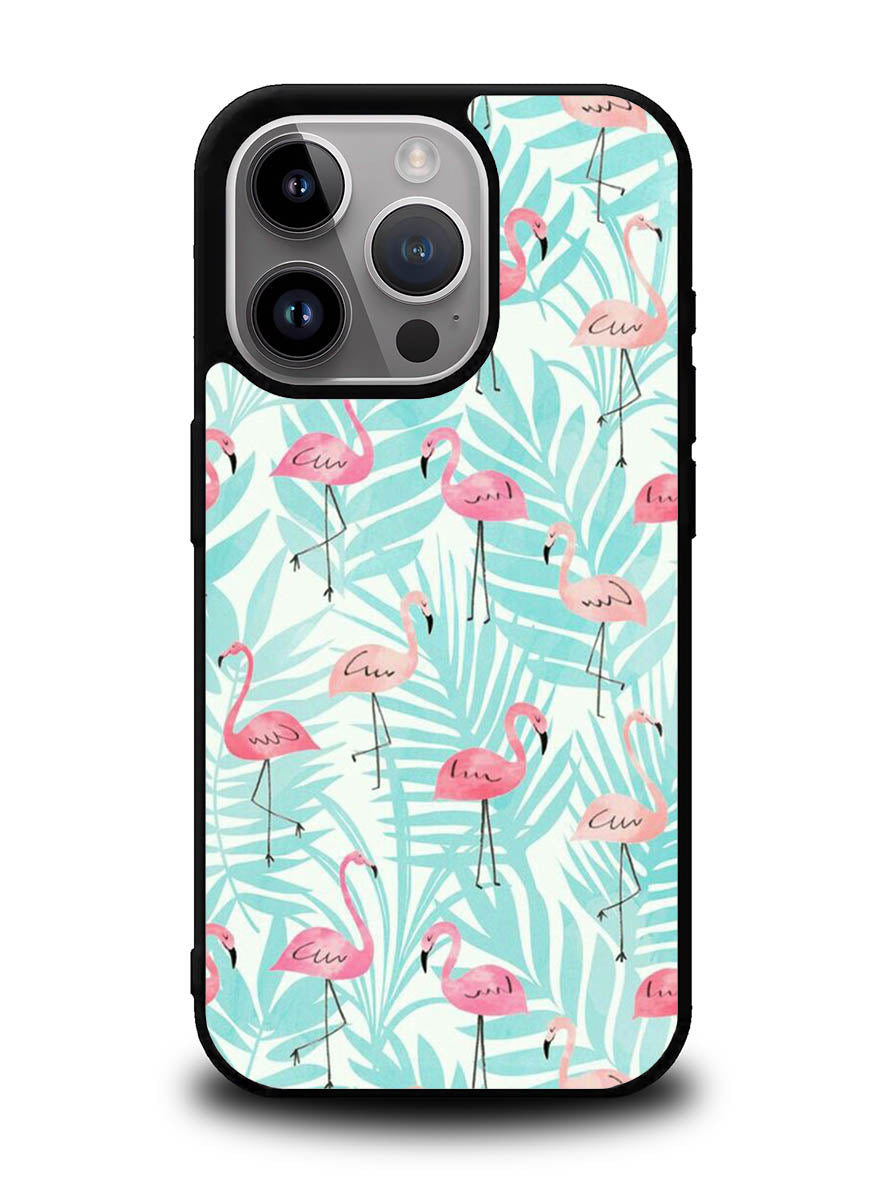 Flamingo Pattern Tropical iPhone 15 Pro Max Case OV10856