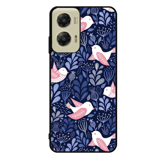 Bird Flower Pattern Motorola Moto G Stylus 5G 2024 Case OV10906
