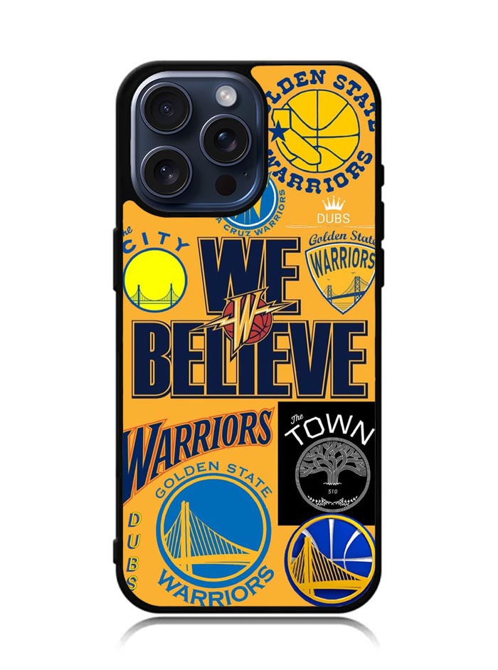We Believe Golden State Warriors iPhone 15 Pro Max Case