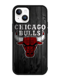Chicago Bulls Wood Background iPhone 14 Case QC10688