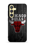 Chicago Bulls Wood Background Samsung Galaxy S24 FE 5G Case OV10688