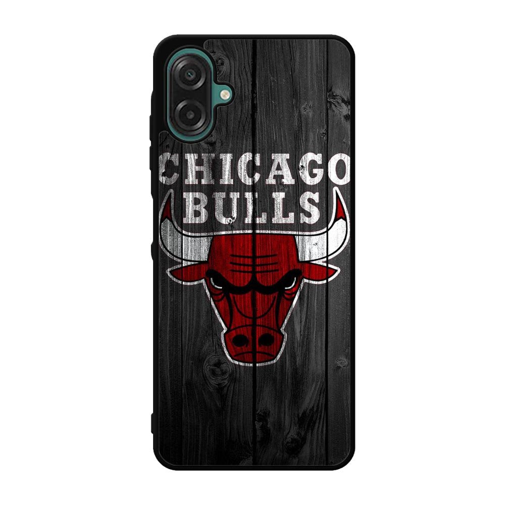 Chicago Bulls Wood Background Samsung Galaxy A07 Case QC10688
