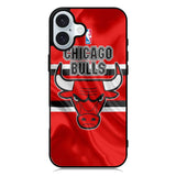 Chicago Bulls Flag iPhone 16 Plus Case QC10679