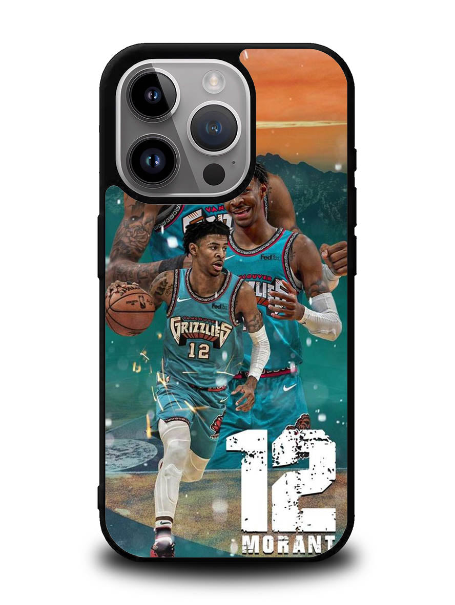 12 Morant Memphis Grizzlies iPhone 16 Pro Max Case QC10625