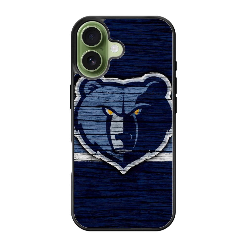 Memphis Grizzlies Wood Logo iPhone 17 Case QC10492